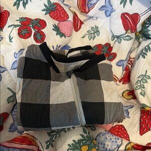 Kyte Baby Buffalo Plaid Footless Long Romper